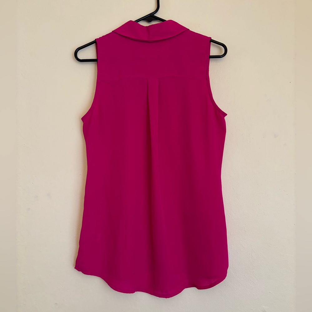Express Pink Portofino Sleeveless Blouse - Picture 2 of 6